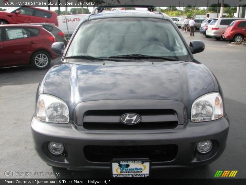 Steel Blue / Gray 2006 Hyundai Santa Fe GLS 3.5