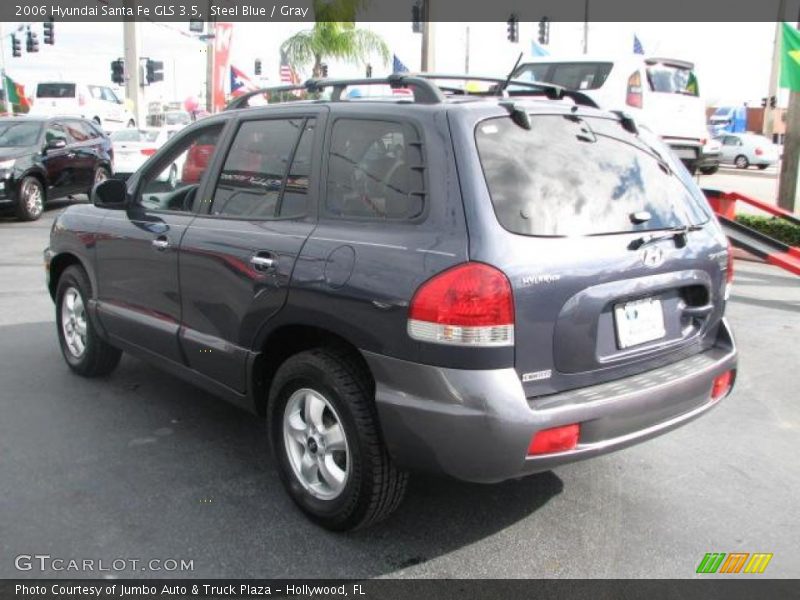 Steel Blue / Gray 2006 Hyundai Santa Fe GLS 3.5