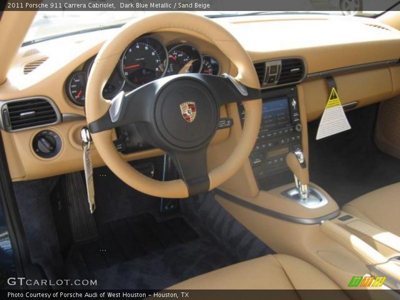 Sand Beige Interior - 2011 911 Carrera Cabriolet 