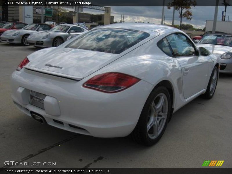 Carrara White / Sand Beige 2011 Porsche Cayman