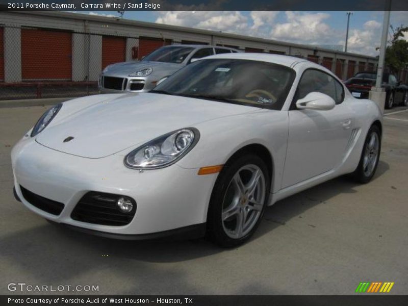 Carrara White / Sand Beige 2011 Porsche Cayman