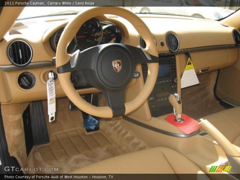 Sand Beige Interior - 2011 Cayman  