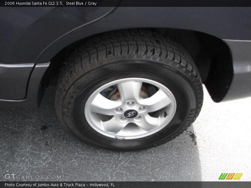 Steel Blue / Gray 2006 Hyundai Santa Fe GLS 3.5