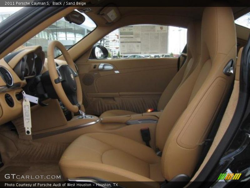  2011 Cayman S Sand Beige Interior
