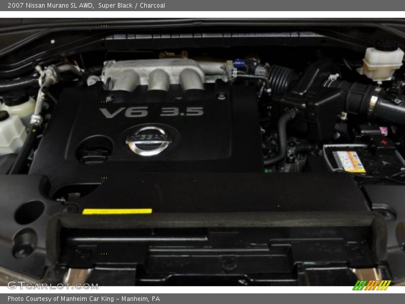 Super Black / Charcoal 2007 Nissan Murano SL AWD