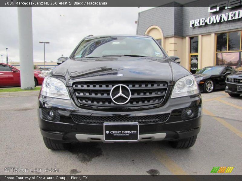 Black / Macadamia 2006 Mercedes-Benz ML 350 4Matic