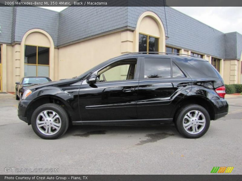 Black / Macadamia 2006 Mercedes-Benz ML 350 4Matic
