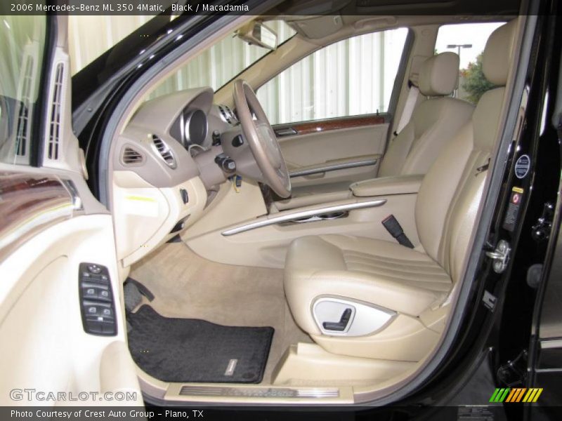 Black / Macadamia 2006 Mercedes-Benz ML 350 4Matic
