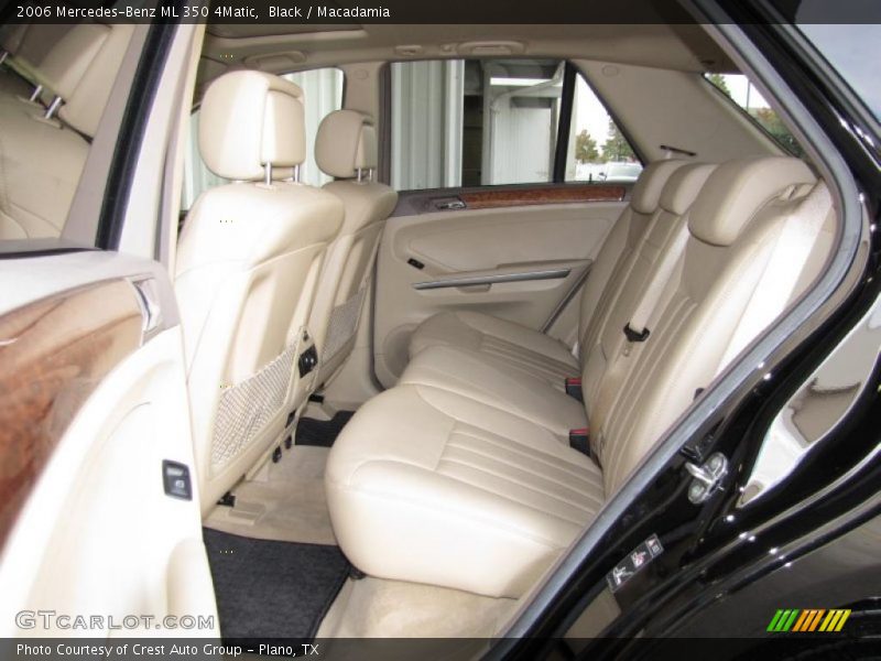 Black / Macadamia 2006 Mercedes-Benz ML 350 4Matic