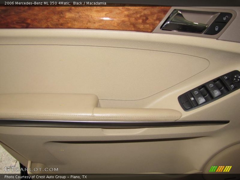 Black / Macadamia 2006 Mercedes-Benz ML 350 4Matic