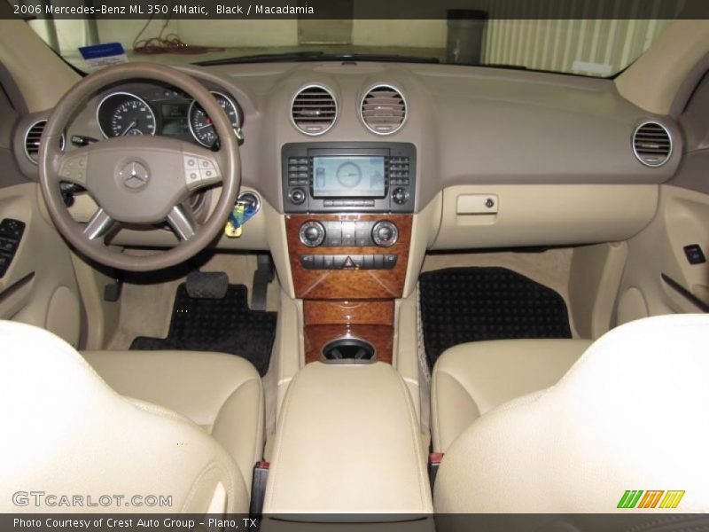 Black / Macadamia 2006 Mercedes-Benz ML 350 4Matic