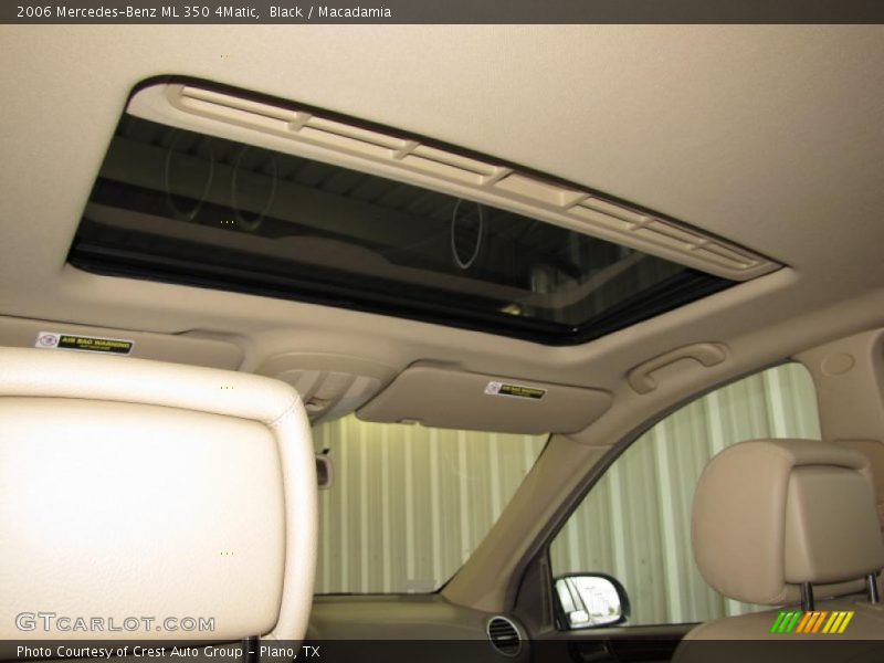 Black / Macadamia 2006 Mercedes-Benz ML 350 4Matic