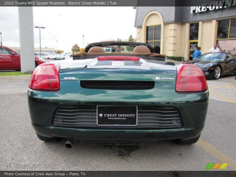 Electric Green Metallic / Tan 2001 Toyota MR2 Spyder Roadster