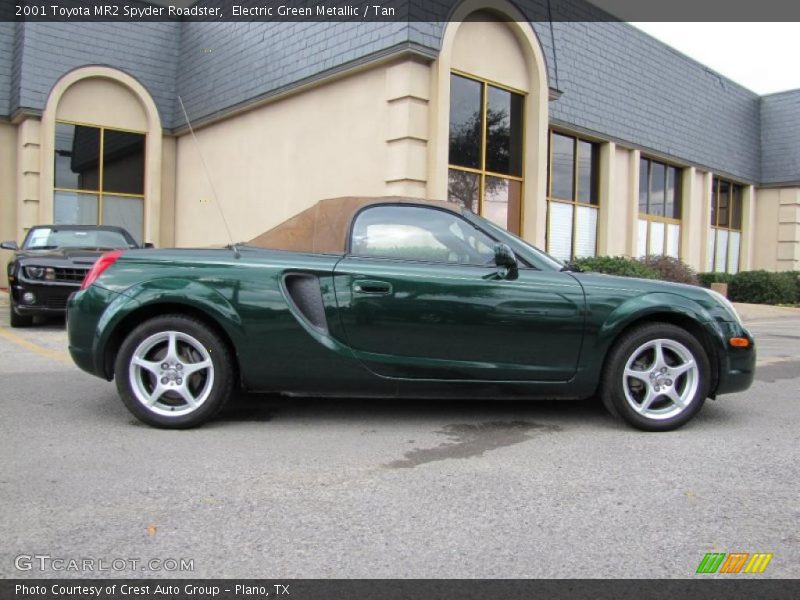 Electric Green Metallic / Tan 2001 Toyota MR2 Spyder Roadster