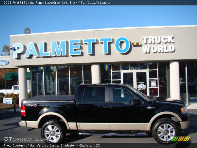 Black / Tan/Castaño Leather 2008 Ford F150 King Ranch SuperCrew 4x4