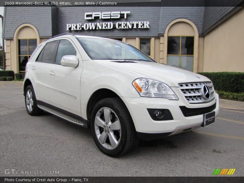 Arctic White / Cashmere 2009 Mercedes-Benz ML 350 4Matic