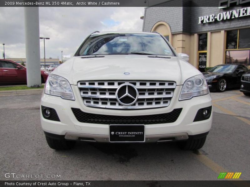 Arctic White / Cashmere 2009 Mercedes-Benz ML 350 4Matic