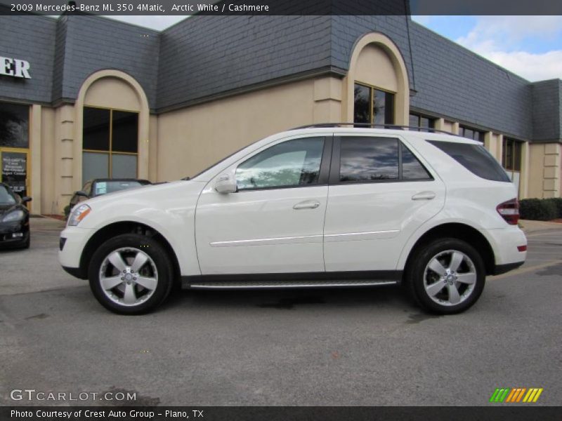 Arctic White / Cashmere 2009 Mercedes-Benz ML 350 4Matic