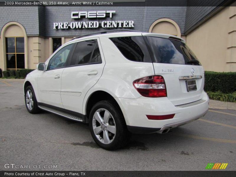 Arctic White / Cashmere 2009 Mercedes-Benz ML 350 4Matic