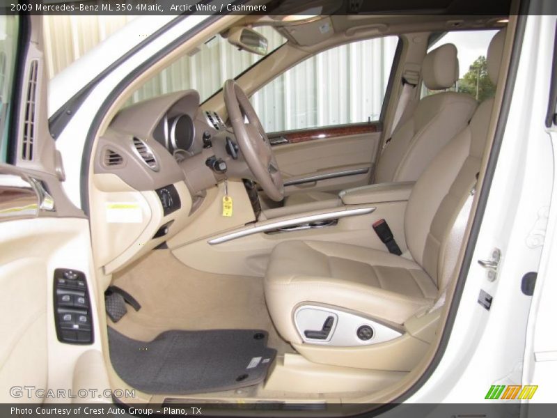 Arctic White / Cashmere 2009 Mercedes-Benz ML 350 4Matic