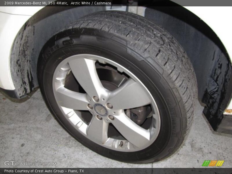 Arctic White / Cashmere 2009 Mercedes-Benz ML 350 4Matic