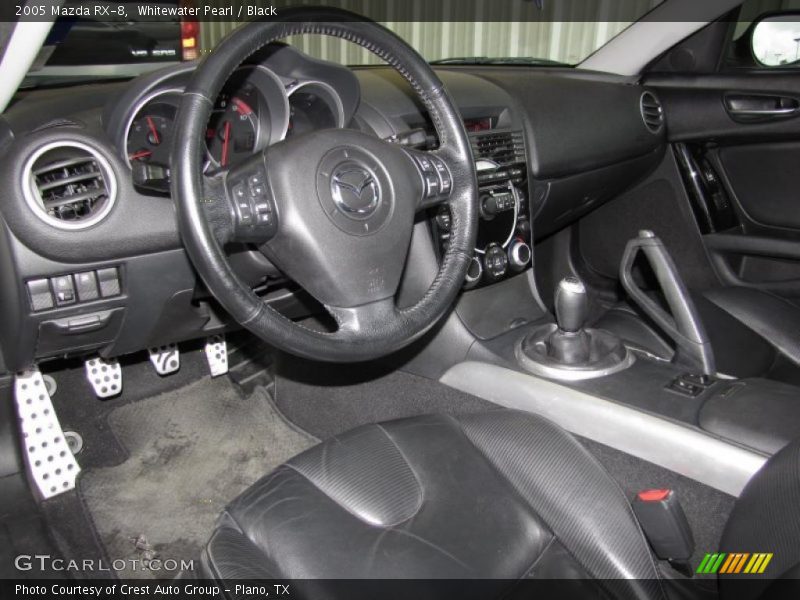 Whitewater Pearl / Black 2005 Mazda RX-8