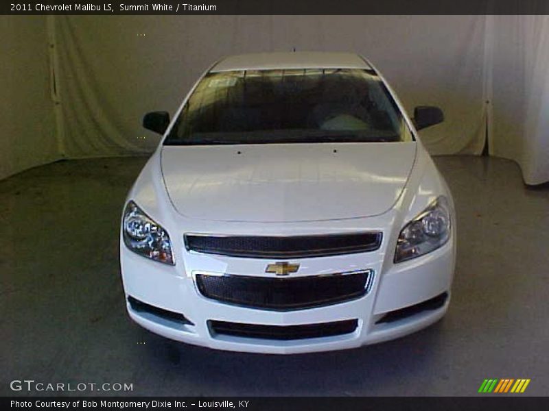 Summit White / Titanium 2011 Chevrolet Malibu LS