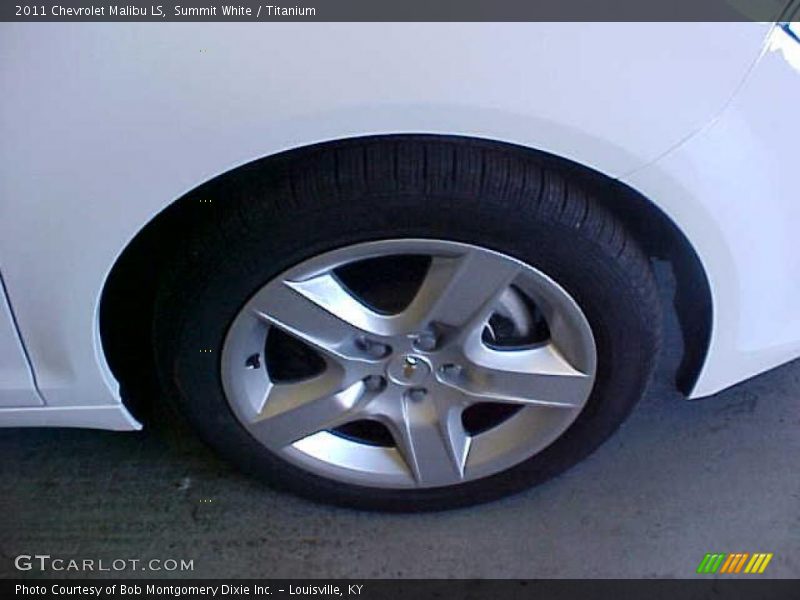 Summit White / Titanium 2011 Chevrolet Malibu LS