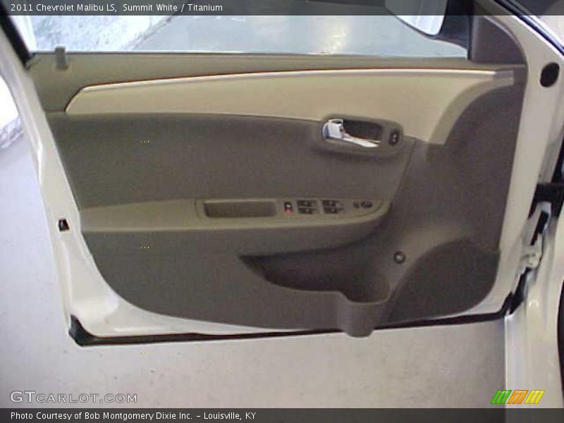 Summit White / Titanium 2011 Chevrolet Malibu LS