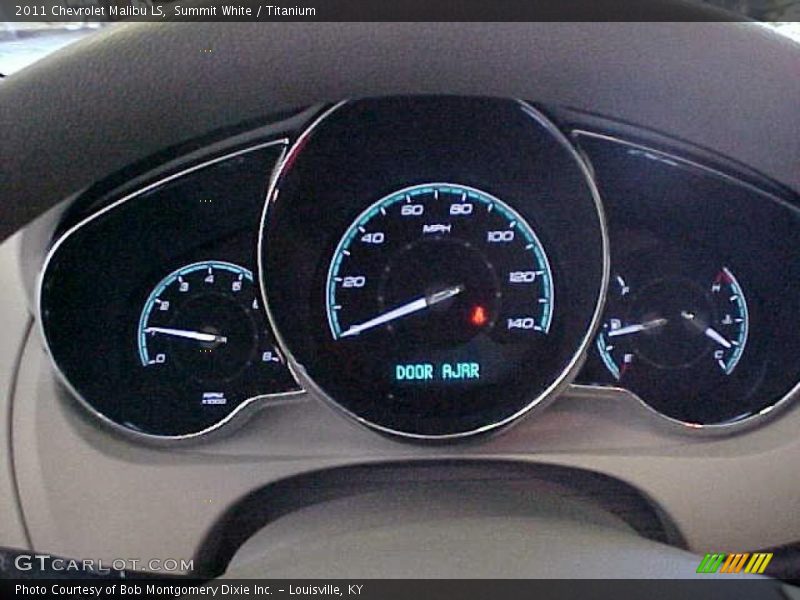 Summit White / Titanium 2011 Chevrolet Malibu LS