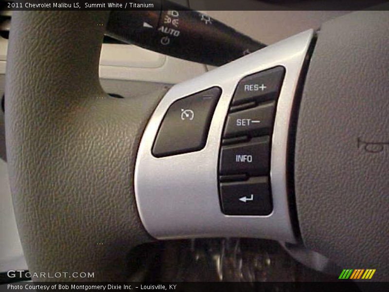 Summit White / Titanium 2011 Chevrolet Malibu LS