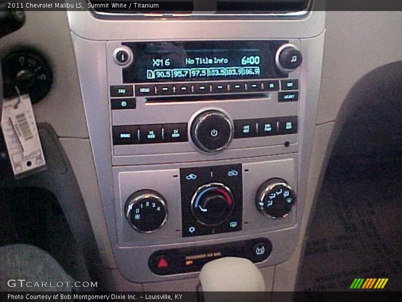 Summit White / Titanium 2011 Chevrolet Malibu LS