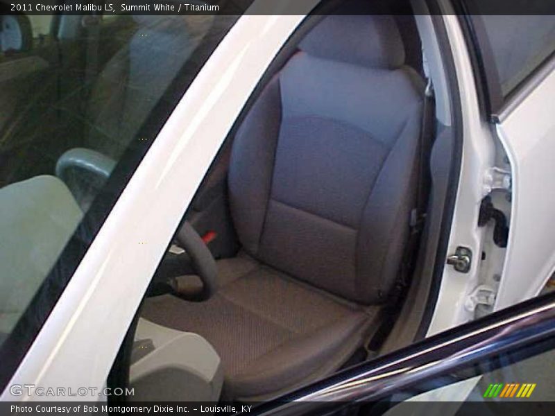 Summit White / Titanium 2011 Chevrolet Malibu LS