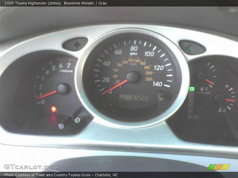 Bluestone Metallic / Gray 2005 Toyota Highlander Limited