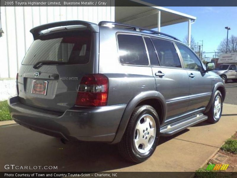 Bluestone Metallic / Gray 2005 Toyota Highlander Limited