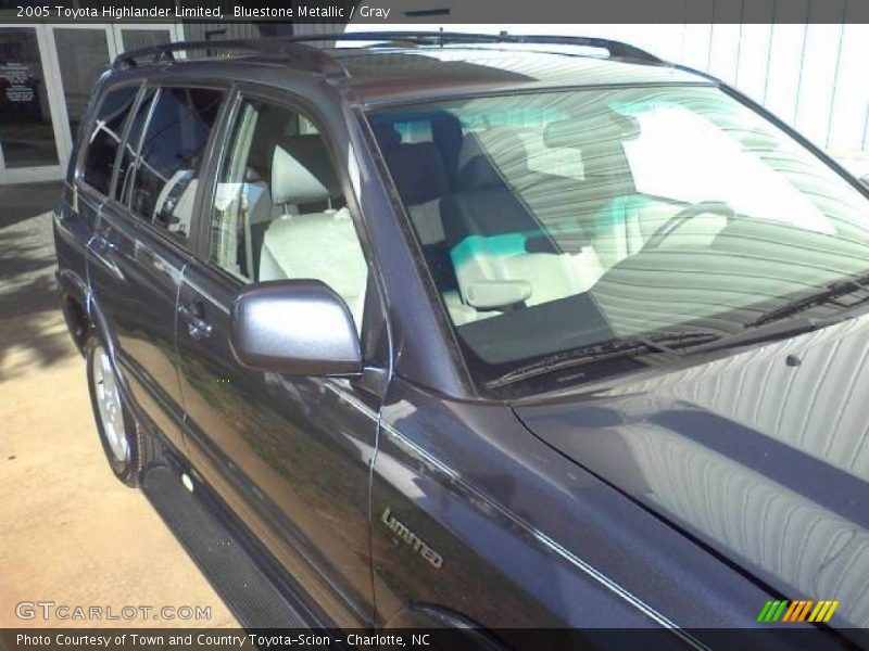 Bluestone Metallic / Gray 2005 Toyota Highlander Limited