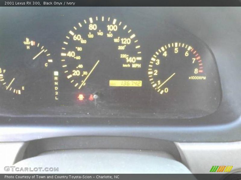 Black Onyx / Ivory 2001 Lexus RX 300