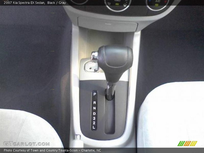 Black / Gray 2007 Kia Spectra EX Sedan