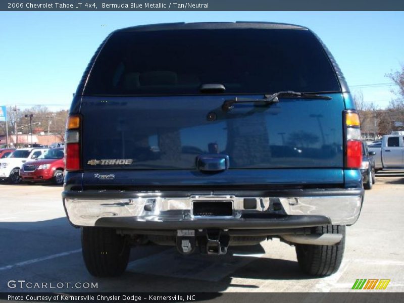 Bermuda Blue Metallic / Tan/Neutral 2006 Chevrolet Tahoe LT 4x4