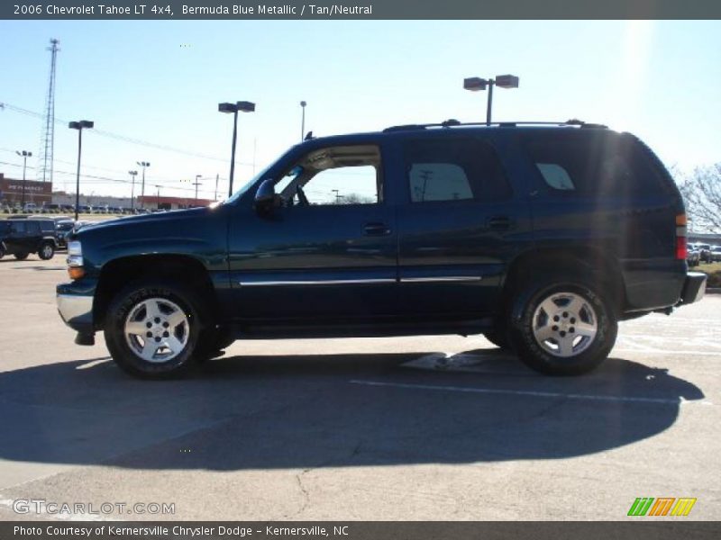 Bermuda Blue Metallic / Tan/Neutral 2006 Chevrolet Tahoe LT 4x4