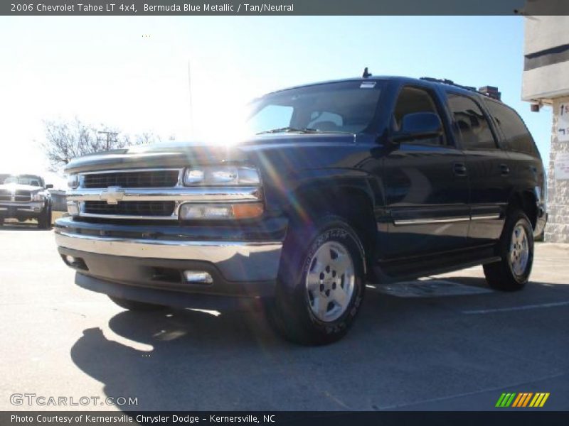 Bermuda Blue Metallic / Tan/Neutral 2006 Chevrolet Tahoe LT 4x4