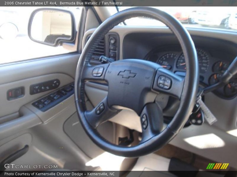 Bermuda Blue Metallic / Tan/Neutral 2006 Chevrolet Tahoe LT 4x4