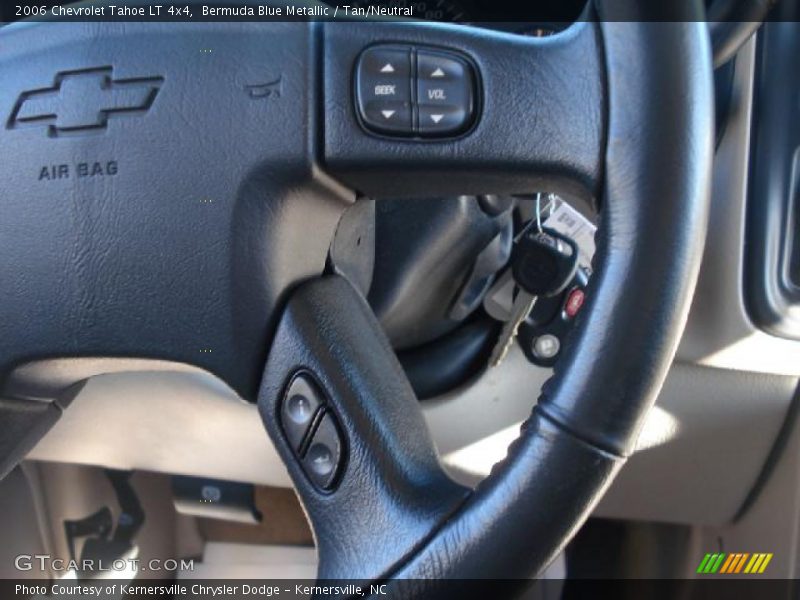 Bermuda Blue Metallic / Tan/Neutral 2006 Chevrolet Tahoe LT 4x4