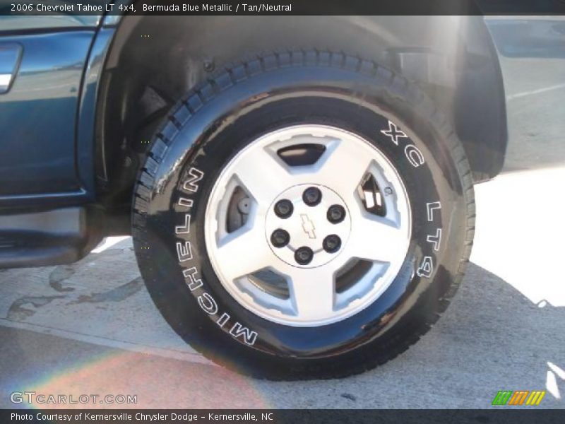 Bermuda Blue Metallic / Tan/Neutral 2006 Chevrolet Tahoe LT 4x4