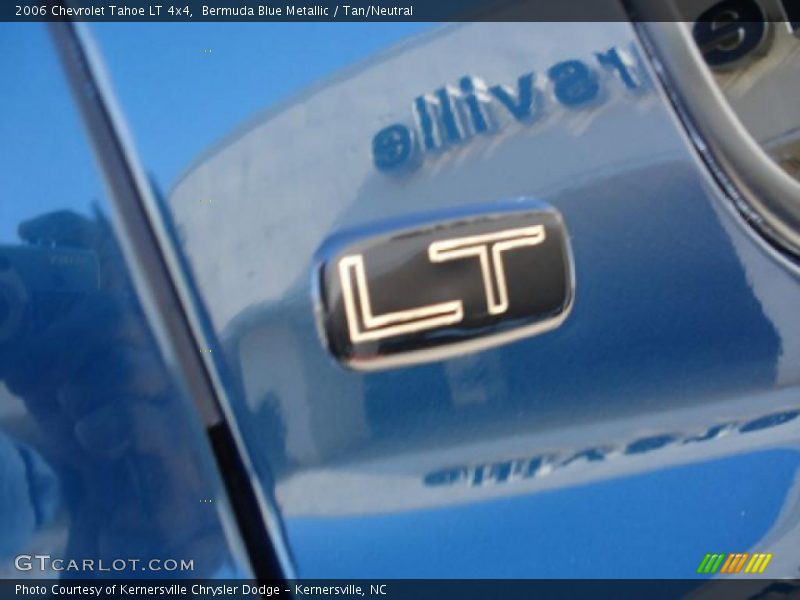 Bermuda Blue Metallic / Tan/Neutral 2006 Chevrolet Tahoe LT 4x4