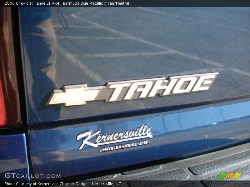 Bermuda Blue Metallic / Tan/Neutral 2006 Chevrolet Tahoe LT 4x4