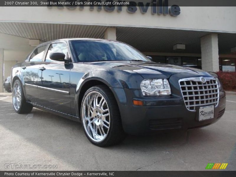 Steel Blue Metallic / Dark Slate Gray/Light Graystone 2007 Chrysler 300