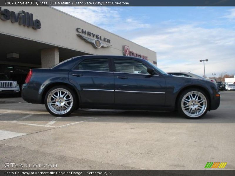 Steel Blue Metallic / Dark Slate Gray/Light Graystone 2007 Chrysler 300