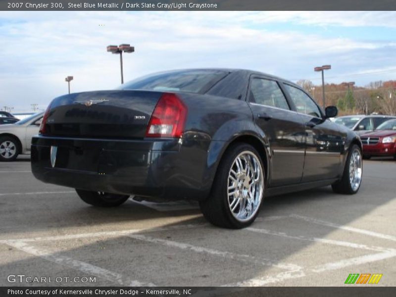 Steel Blue Metallic / Dark Slate Gray/Light Graystone 2007 Chrysler 300
