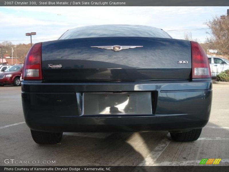 Steel Blue Metallic / Dark Slate Gray/Light Graystone 2007 Chrysler 300